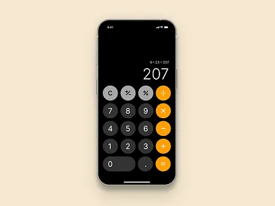 DailyUI 004 - Calculation Element dailyui dailyui 004 ui