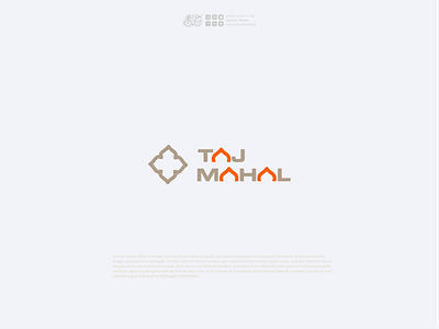 Taj Mahal | hotel brand design 3d branding hotel brand logos hotel company logos hotel graphics logo logo hotels taj mahal logo design taj mahal logo png ui