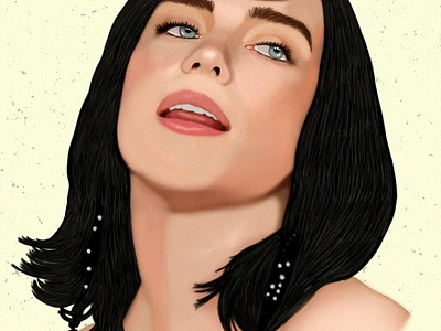 Billie Eilish Portrait Art by Oz Galeano art arte arte ozgaleano billie eilish color design dibujo digital art drawing fanart illustration mexico music ozgaleano painting portrait retrato singer texture