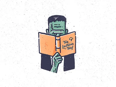 The Lightning Thief dr. frankenstein frankenstein frankie halloween illustration monster october procreate spooky zombie