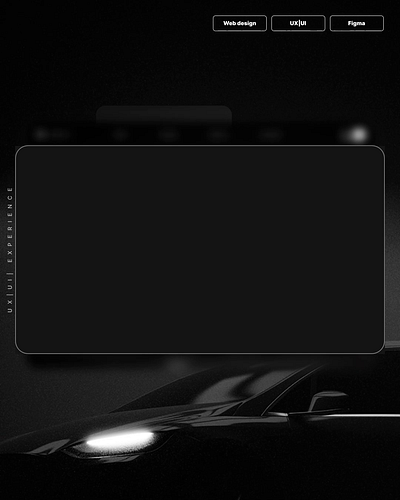 UX/UI design car 3d animation design diseño motion graphics uidesign uxdesign