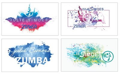 Zumba Instructor Logo & Business Card branding graphic art graphic design logo design