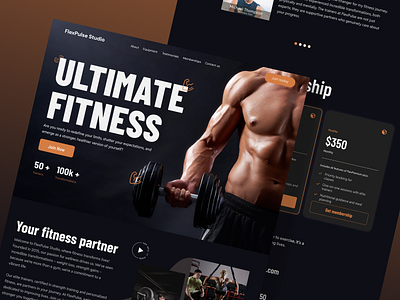 Gym website fitness gym gym website gymnasium strength workout