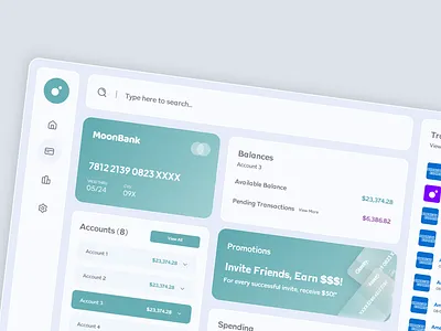 [Mockup] Online Banking Dashboard banking dashboard design figma finance ui ux vector website