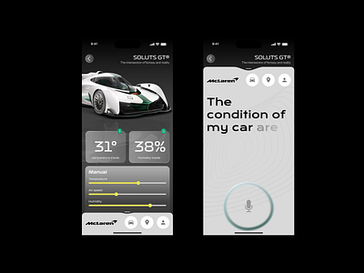 Car Assistant - Mobile App car concept dailyui dailyux design graphic design inspiration minimalism ui uidesign userexperience userinterface ux