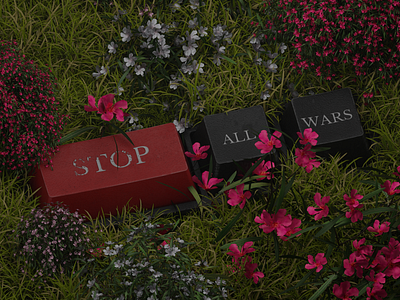 STOP+ALL+WARS Shortcut Device 3d 3danimation 3dmodeling animation blender blender3d churchofmesh design nowar peace stopwar substancepainter