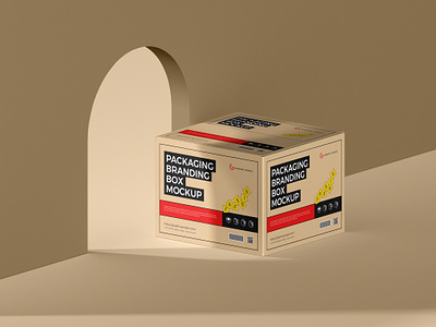 Free Branding Box Mockup box mockup