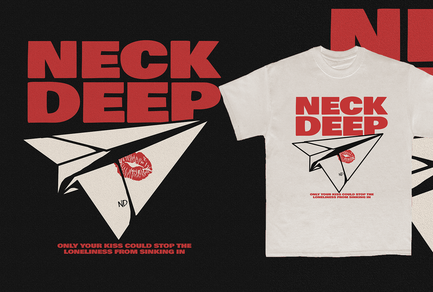 Neck Deep – It Won't Be Like This Forever apparel band merch design graphicdesign illustration merch music neck deep poppunk tee