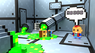 Toxin lab 3d characters games laboratory lego megamod minecraft pixel pixel graphics pixelart roblox toxic voxel voxel graphics voxelart
