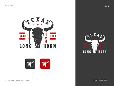 Texas Long Horn abstract branding business logo cow design design logo graphic design illustration logo logo design long horn minimal logo modern modern logo texas typography vector vintage logo