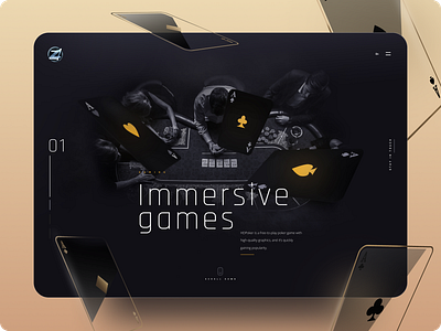 Gaming Website branding design graphic design ui