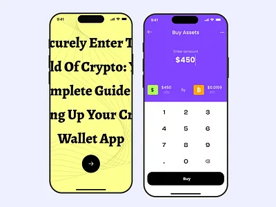 Crypto App Design app design application bitcoin crypto app crypto app design crypto exchange crypto wallet cryptocurrency interface mobile app design ui ui design ux ux design wallet app design