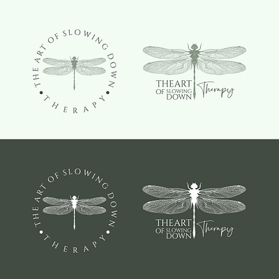 Dragonfly branding graphic design logo