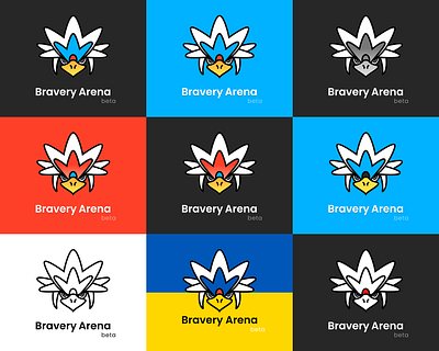 Bravery Arena braviary graphic design logo logo design pokemon pokemon go pvp