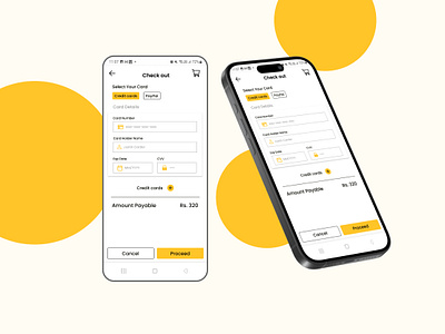 Day 002 Check Out checkout dailyui daliyui designjourney mockups payment screen ui uidaily uidailychallenge yellow