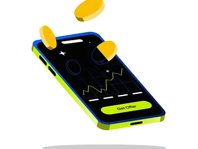 Crypto App 2d illustration 3d 3d illustration 3dart blockchain crypto finance fintech graphic design illustration illustrator iphone ui