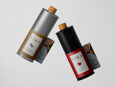 Verá olive oil graphic design logo packaging typography