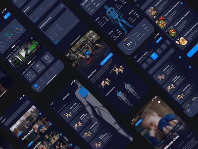 FitFusion Gym App ui ux