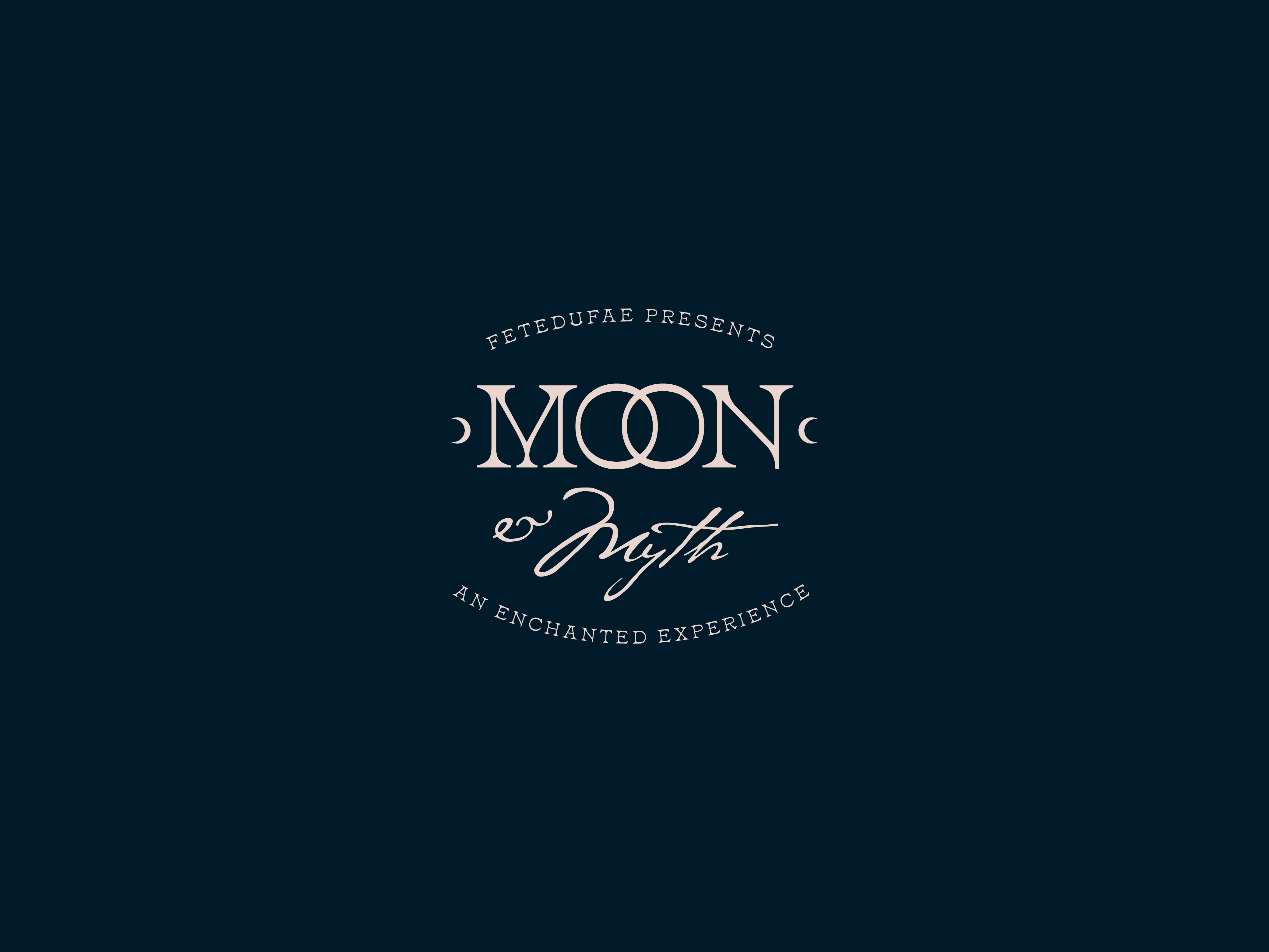fetedufae Moon & Myth Ball brand brand design branding event brand graphic design illustrator