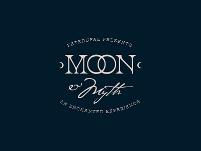fetedufae Moon & Myth Ball brand brand design branding event brand graphic design illustrator