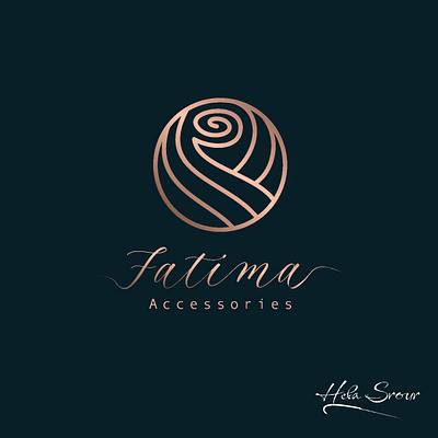 Fatima Accessories by Heba Srour branding graphic design il logo v vector