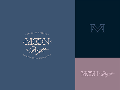 fetedufae Moon & Myth Ball brand design brand identity branding event event branding fantasy illustration logo logotype typography