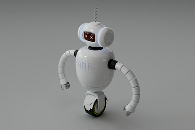 3D Robot Render 3d abstract ai android artificial cinema4d concept cute cyporg engineering industry machine mechanical redshift render robot smart technology toy