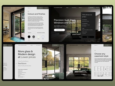 Steel Windows & Doors Website conversion optimisation design google ads graphic design social ads uxui website