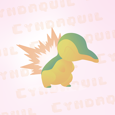 Who's that Pokemon? cyndaquil hericendre illustrator nintendo pokemon vector