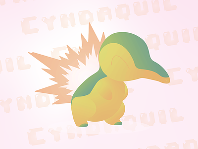 Who's that Pokemon? cyndaquil hericendre illustrator nintendo pokemon vector