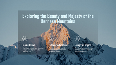 Travel Presentation Design creative inspiration mountains portugal portugal powerpoint template trip mountains portugal