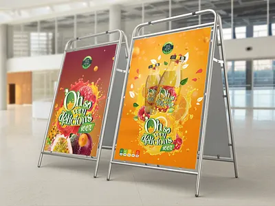 Logo Design & Printed Media For Juice Oh So Delicious! branding graphic design logo