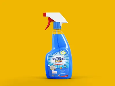 Late Pembersih Kaca | Label Design box design branding design graphic design label design packaging design sticker