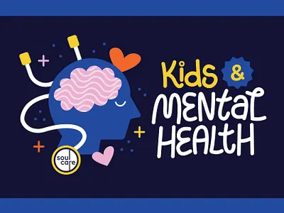Kids Mental Health Forum Illustration + Lettering church event counseling custom type graphic design hand lettering illustration kids kids illustration mental health type design typography vector vector illustration