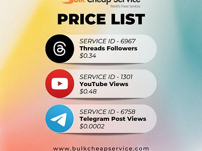 SMM Service Price List branding bulkcheapservice cheapest smm service instagram marketing mar marketing smm smmpanel socia social media marketing