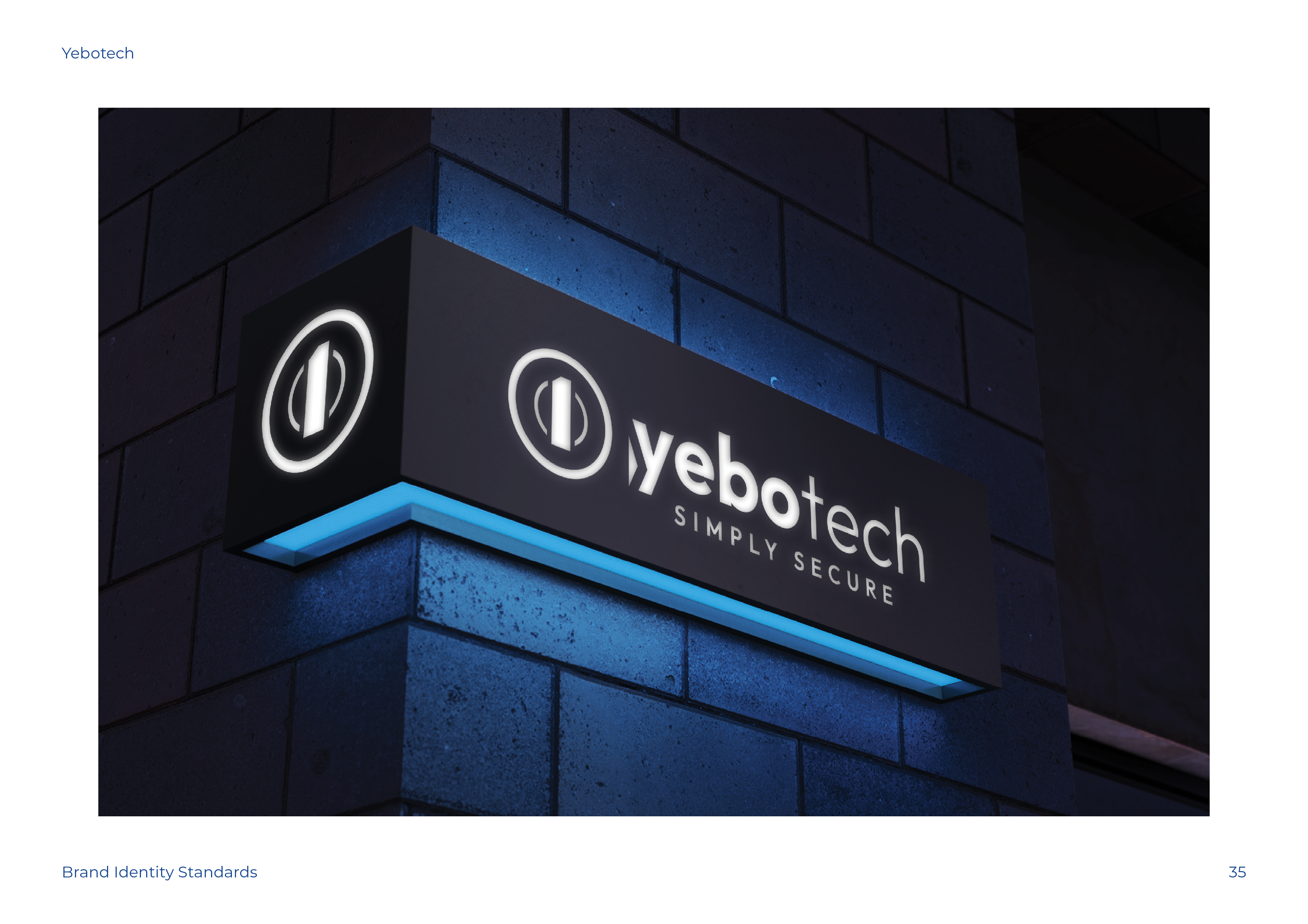 Yebotech Logo re-design and complete new brand identity design branding graphic design logo ui