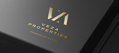 VEZA Logo design & company guidelines with creative brochures branding brochure design graphic design logo print design signage design ui website design