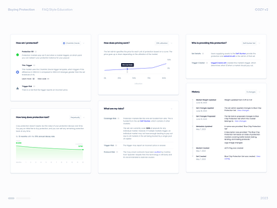 Cozy Protection FAQs crypto defi faq module transparency transparent design trust web