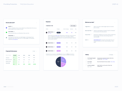 Cozy Protection Providers FAQ Components component defi faq module transparency transparent design trust