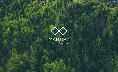Identity | Mandry the hiking agency design forest graphic design hiking illustration karpathians kyiv logo mountains ukraine woods