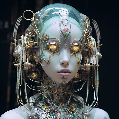 CYBERDOLL 3d ai cyberpunk design