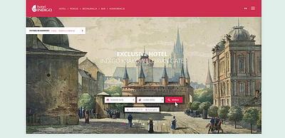 HOTEL INDIGO FLORIAN GATE concept web webdesign