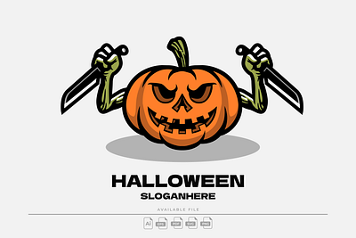 Halloween Pumpkin design graphic design halloween halloween pumpkin icon illustration logo pumkin vector