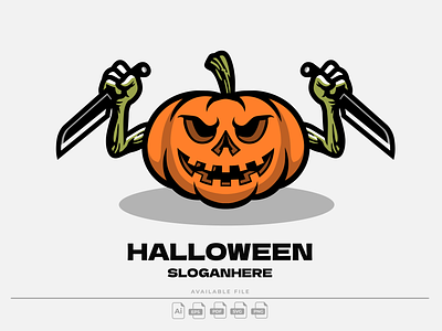 Halloween Pumpkin design graphic design halloween halloween pumpkin icon illustration logo pumkin vector