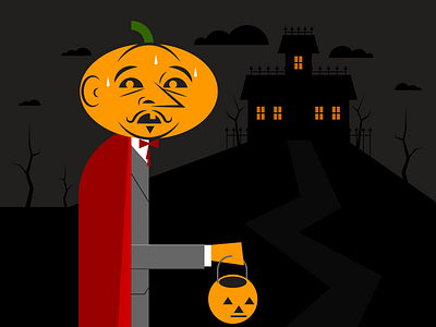Trick or Treat! candy halloween hauntedhouse illustraion illustration illustration art illustration digital illustrations minimalist pumkin seattle trickortreat