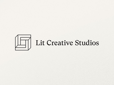 LIT Creative Studios — concept brand identity brand mark branding creative geometric gradient icon identity mark impossible shape l light lit logo monogram optical illusion space studio symbol vivid