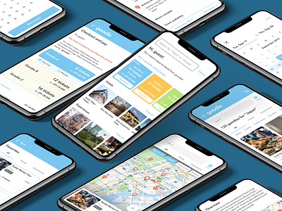 Unlock Unbeatable Deals on Hotels and Activities with Goodie airbnb analytics app design application booking app checkout customer journey hotel booking japanese minimal schedule tickets app tourism travel agency travel app travel booking ui user experience design vacation