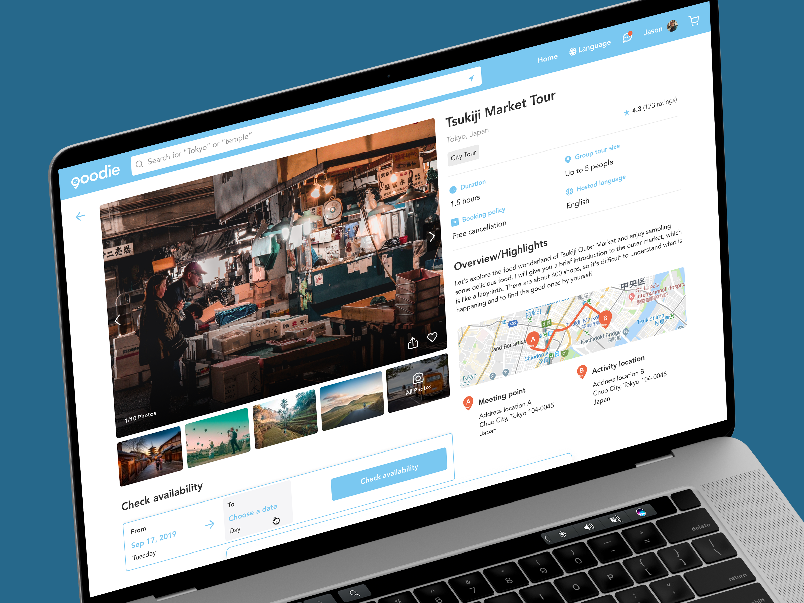 Example of Mobile And Web App Design