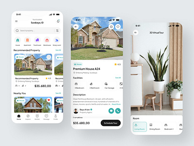 Omo - Real Estate Mobile App airbnb apartment app buy home hotel house mobile property property app real estate real estate agency real estate agent realestate realtor rent traveloka ui uiux ux