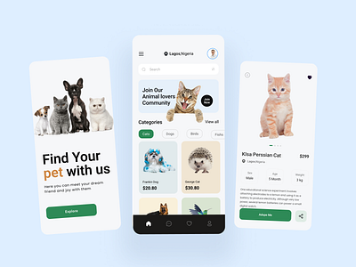 Pet Shop Mobile App Design clean ecommerce furbabyappreciation mobile app mobilepetshop mordrendesign pawsandshop petappadventures petloversapp petmallmobile petproductsapp petshopconvenience petshoponline petsonthego petstoreapp petsupplyapp shopforpets trending uidesign uxdesign